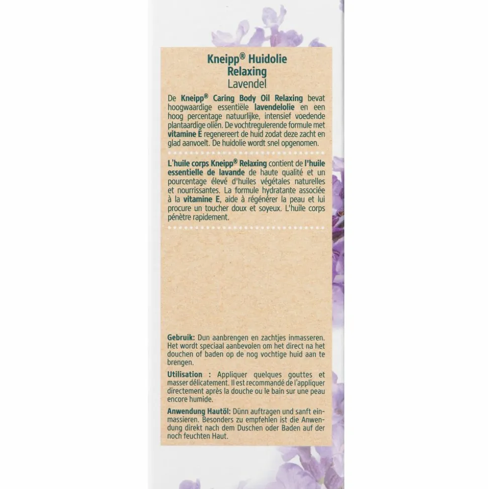 6x Kneipp Caring Huidolie Lavendel 100 ml