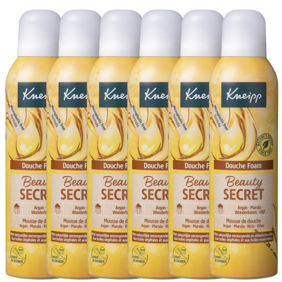 6x Kneipp Douche Foam Beauty Secret 200 ml