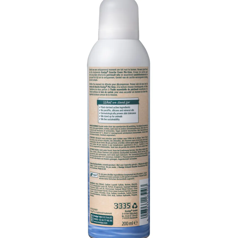 6x Kneipp Douche Foam Me Time 200 ml