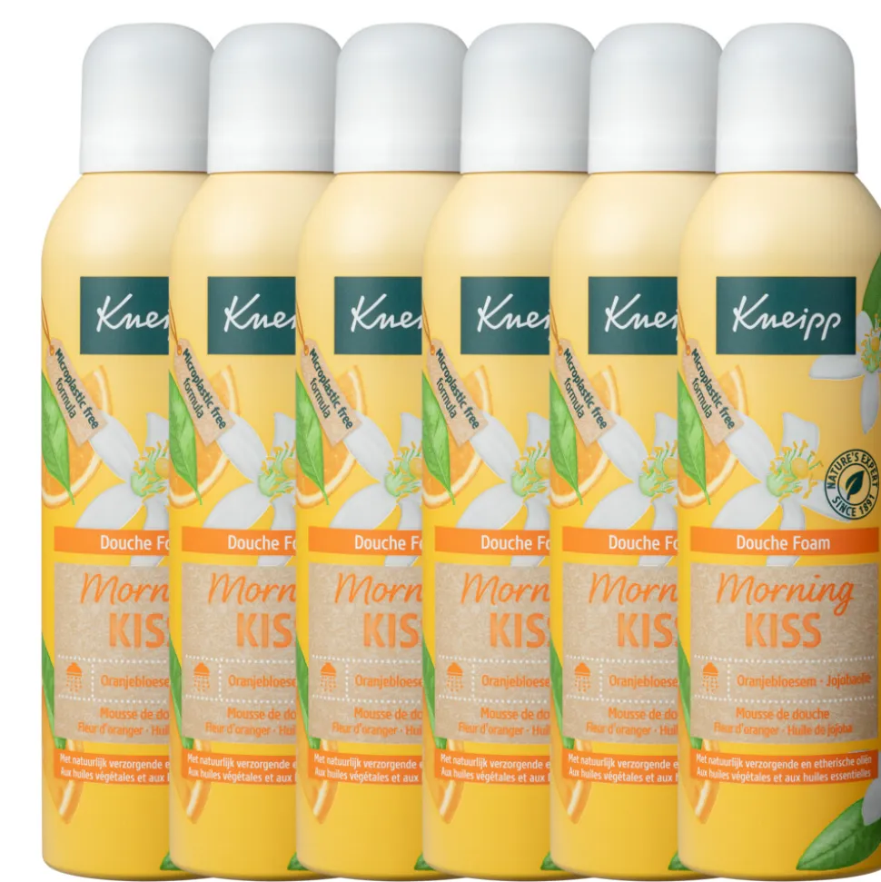 6x Kneipp Douche Foam Morning Kiss 200 ml
