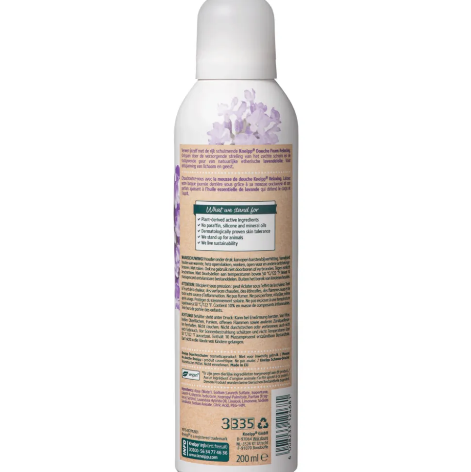 6x Kneipp Douche Foam Relaxing 200 ml