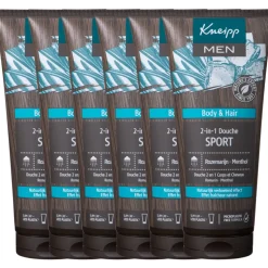 6x Kneipp Douche Men 2-in-1 Sport 200 ml