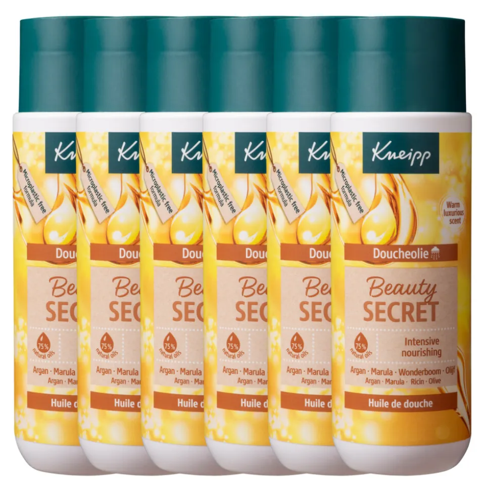 6x Kneipp Doucheolie Beauty Secret 200 ml