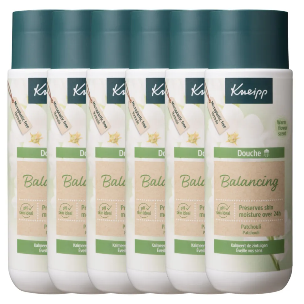 6x Kneipp Douche Patchouli 200 ml