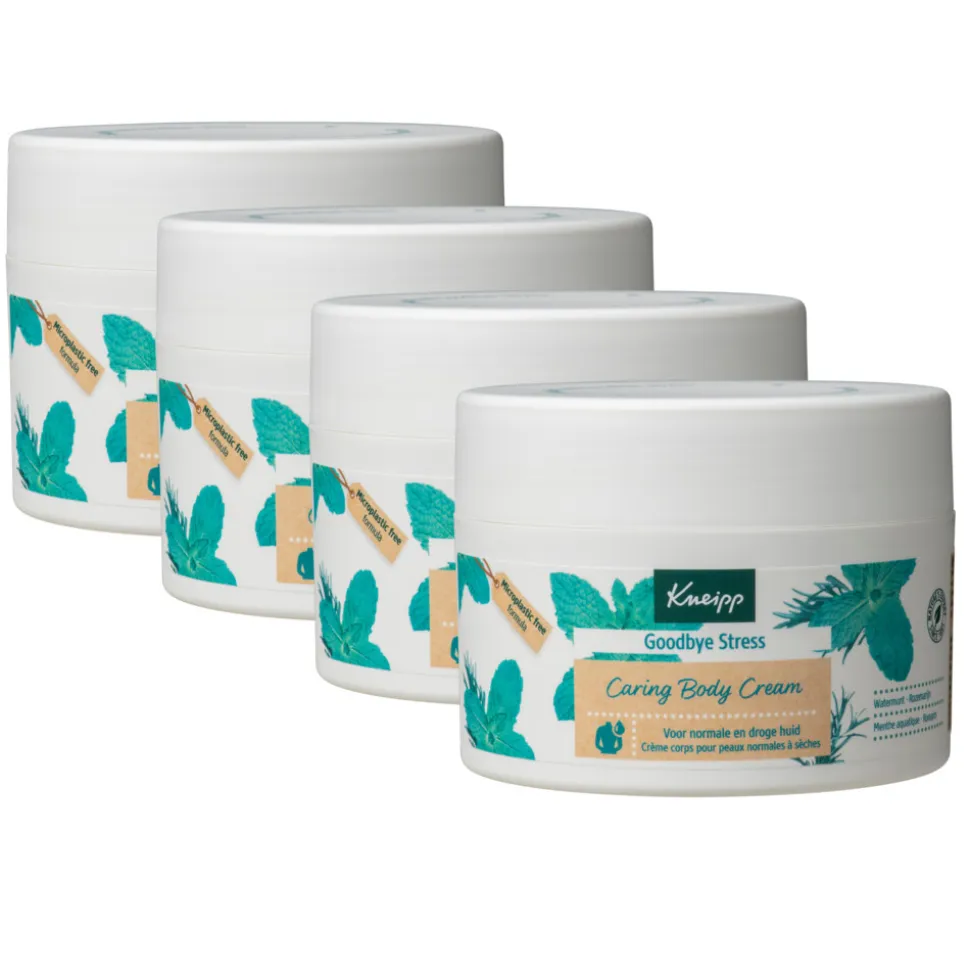 4x Kneipp Hydrating Body Crème Goodbye Stress 200 ml