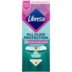 10x Libresse Inlegkruisjes Extra Protection Extra Long 20 stuks