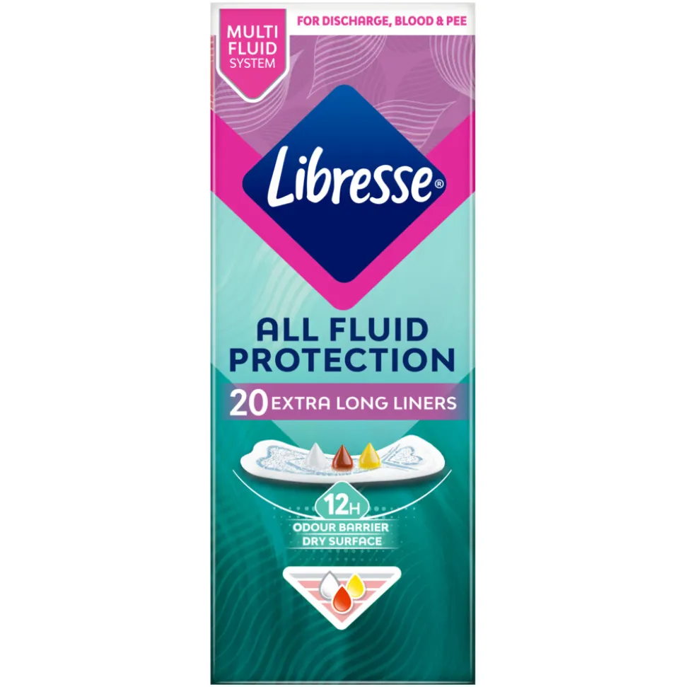 10x Libresse Inlegkruisjes Extra Protection Extra Long 20 stuks