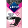 8x Libresse Inlegkruisjes Zwart 30 stuks