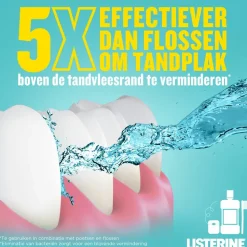 3x Listerine Mondwater Cool Mint Milde Smaak Zonder Alcohol 500 ml