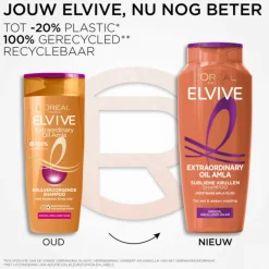 6x L'Oréal Elvive Extraordinary Oil Krulverzorging Shampoo 250 ml