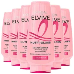 6x L'Oréal Elvive Nutri Gloss Conditioner 200 ml