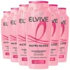 6x L'Oréal Elvive Nutri Gloss Shampoo 250 ml