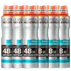 6x L'Oréal Men Expert Deodorant Spray Fresh Extreme 150 ml