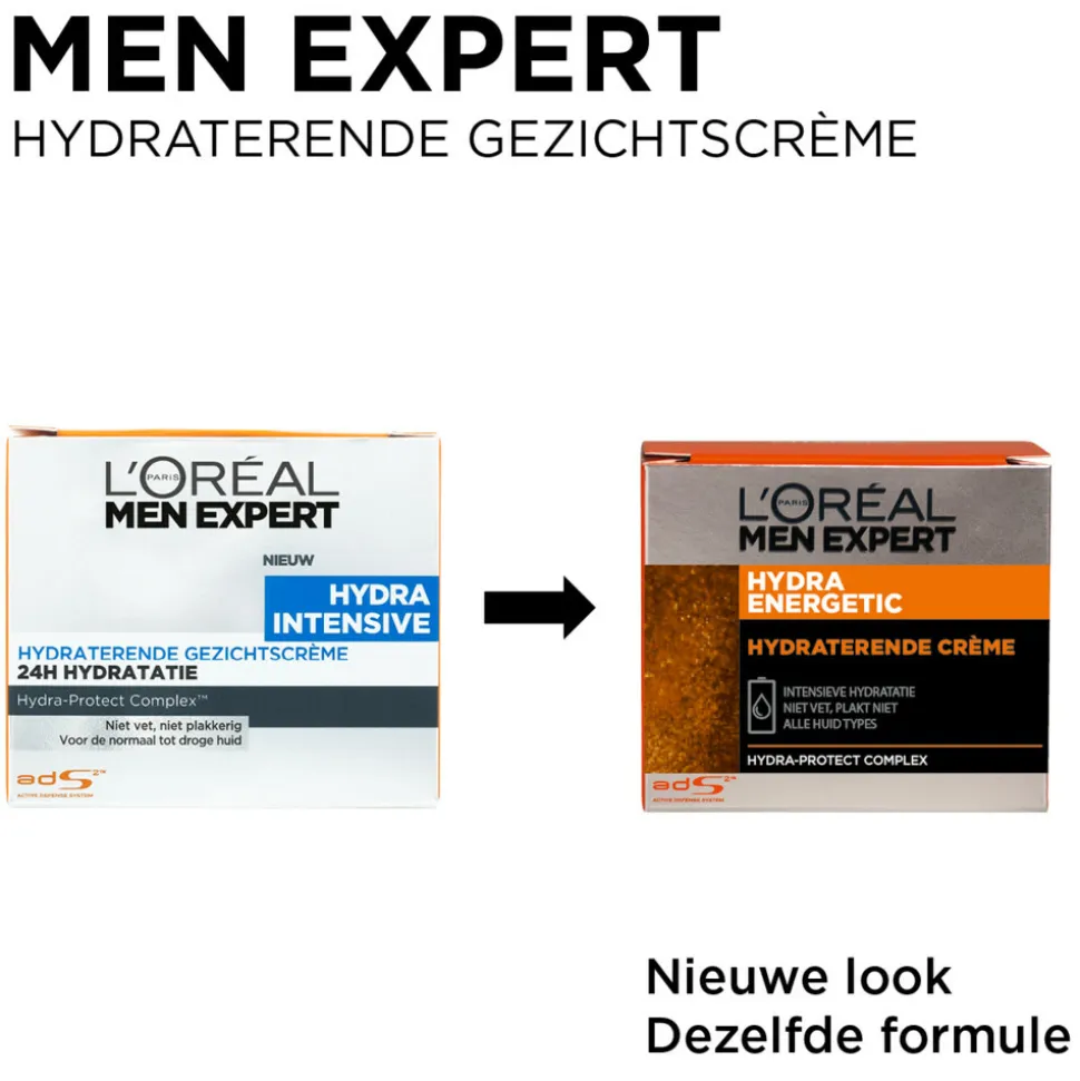 6x L'Oréal Men Expert Hydra Intensive Hydraterende Gezichtscrème 50 ml
