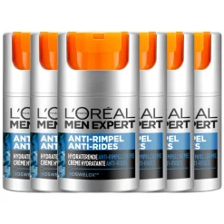 6x L'Oréal Men Expert Stop Rimpels Dagcrème 50 ml