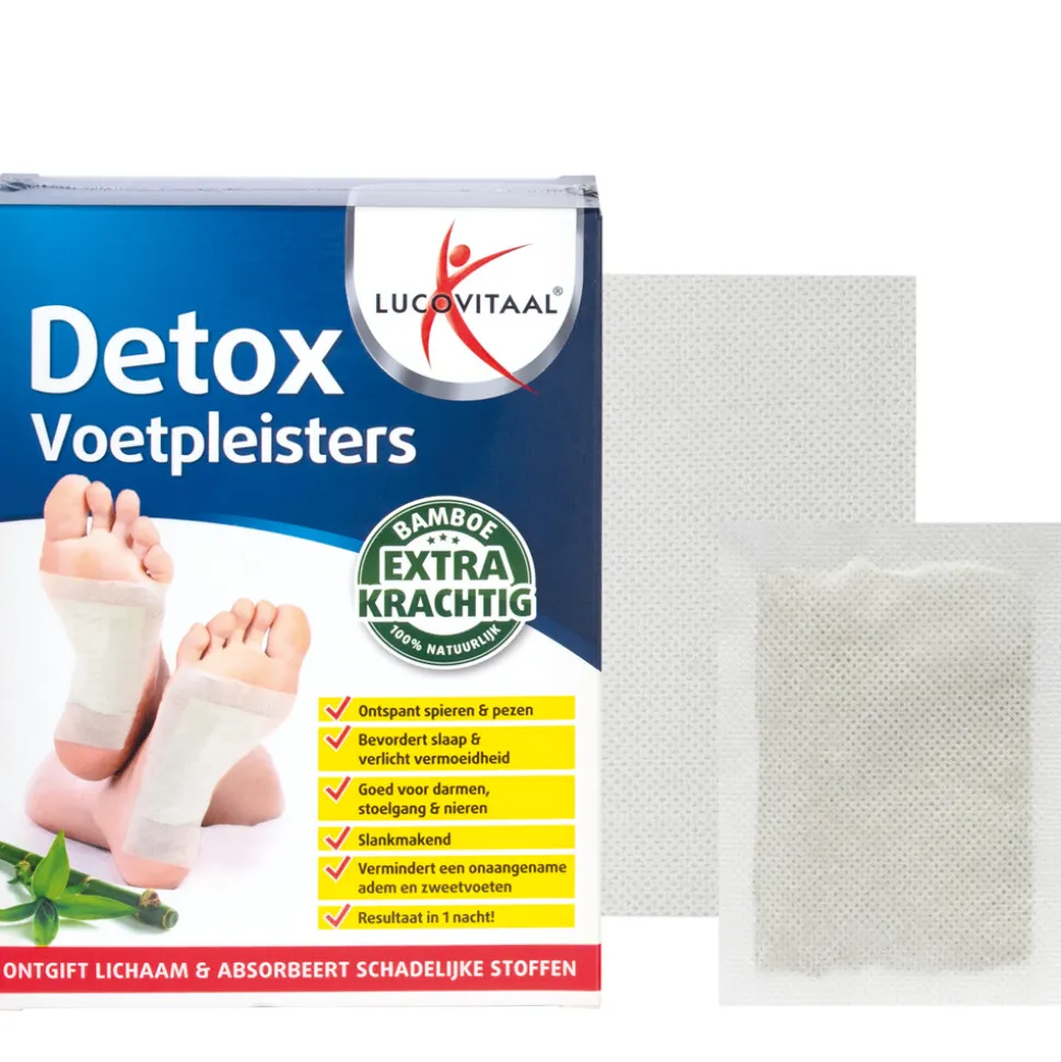 2x Lucovitaal Detox Voetpleisters 10 stuks