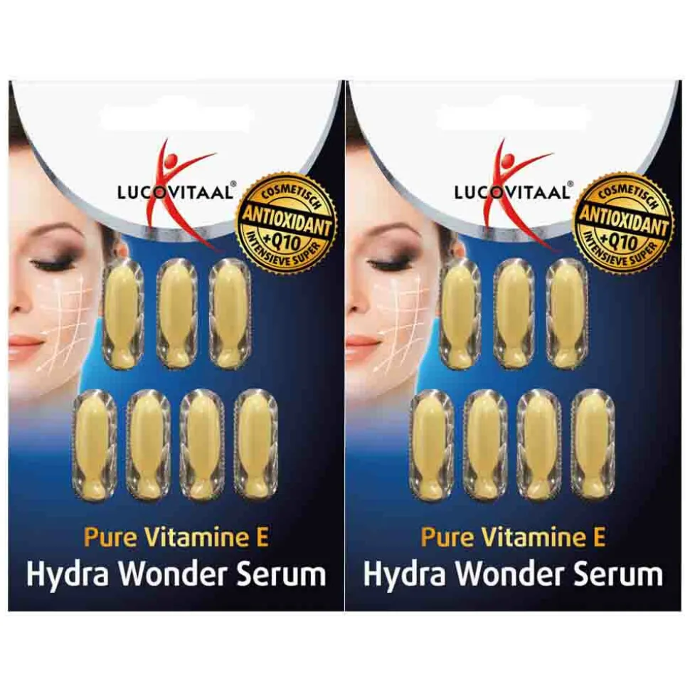 2x Lucovitaal Vitamine E Hydra Wonder Serum 7 Capsules