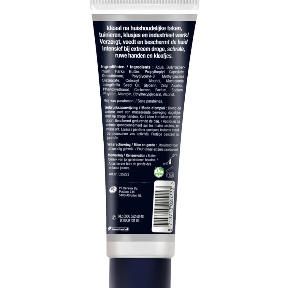 2x Lucovitaal Werkhanden crème 100 ml