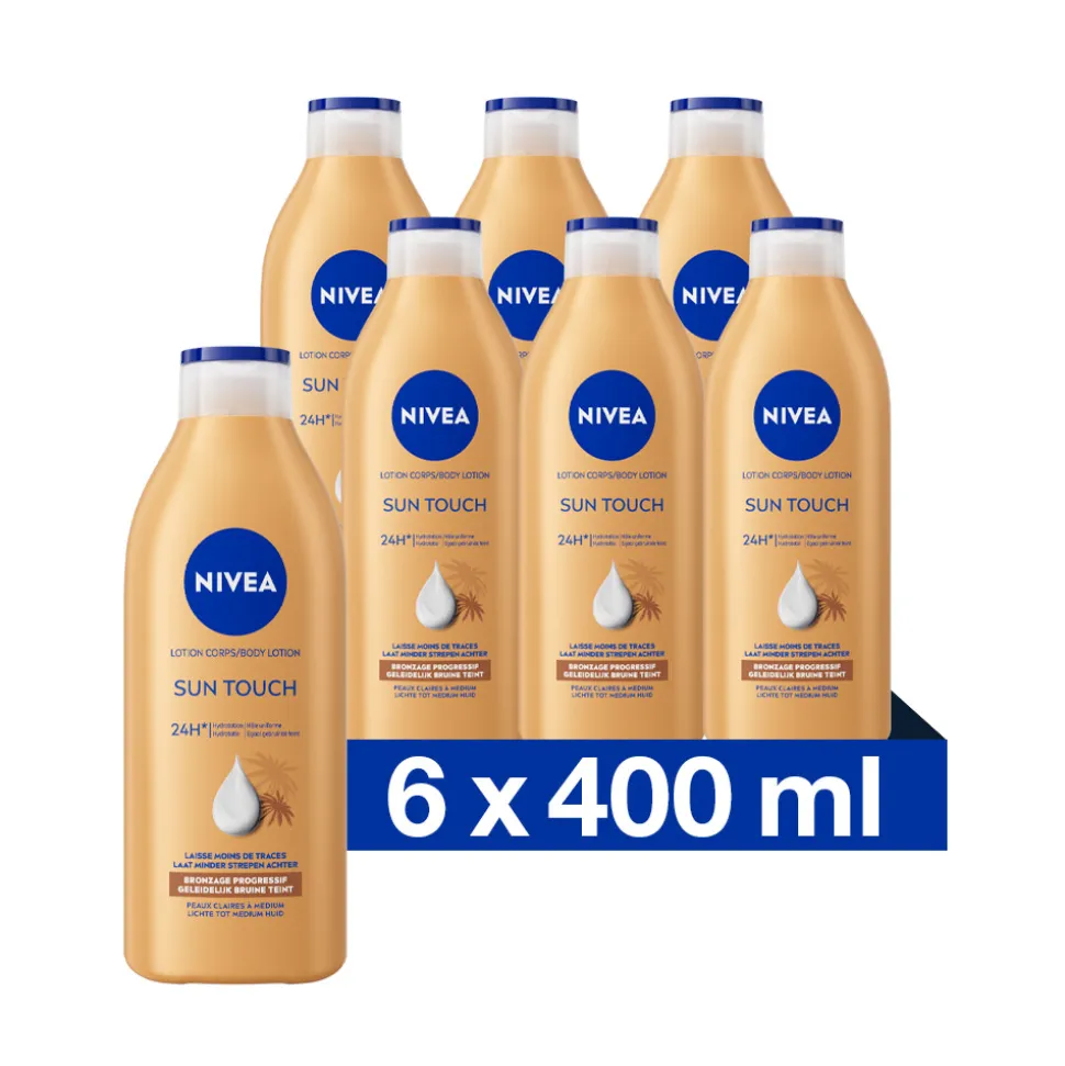 6x NIVEA Bodylotion Bronze Effect 400 ml