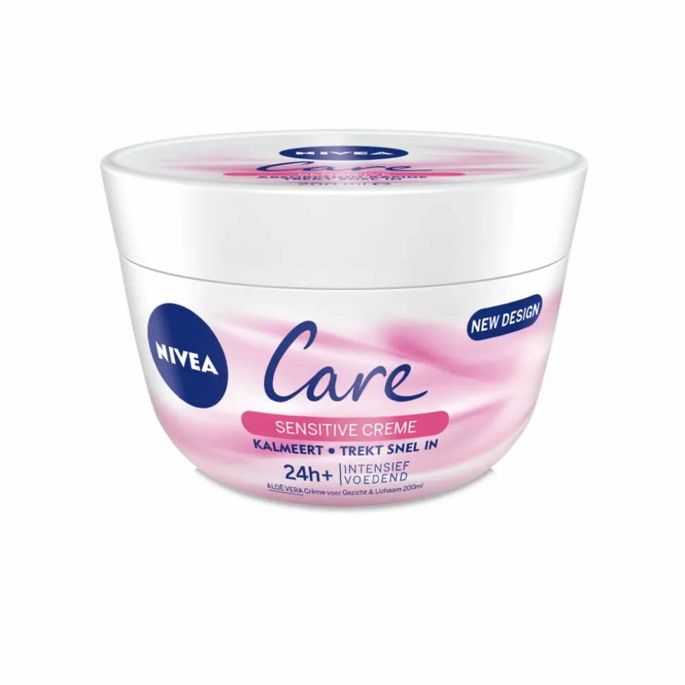 3x NIVEA Care Bodycrème Sensitive 200 ml
