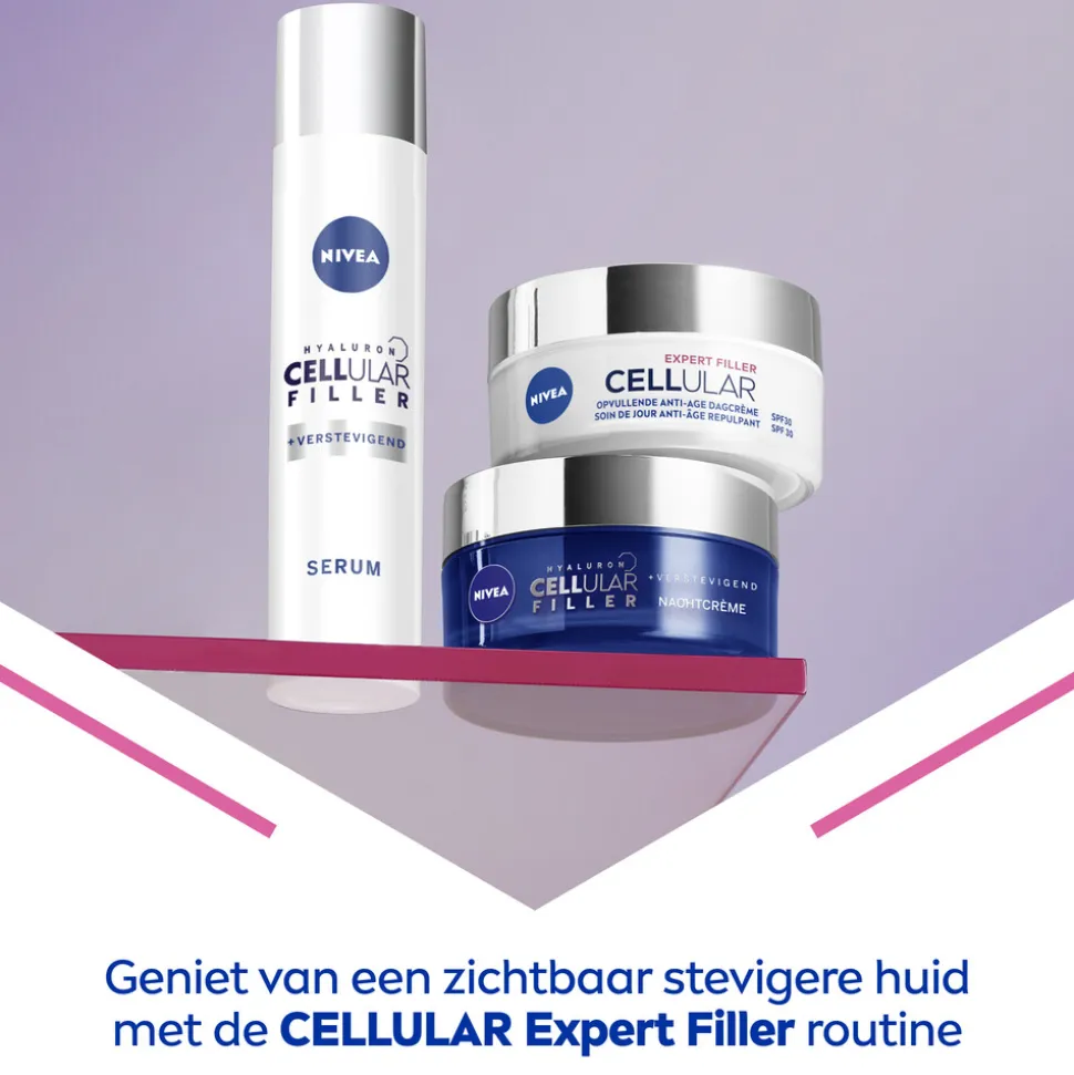3x NIVEA Cellular Filler Dagcrème Anti-Age SPF 30 50 ml