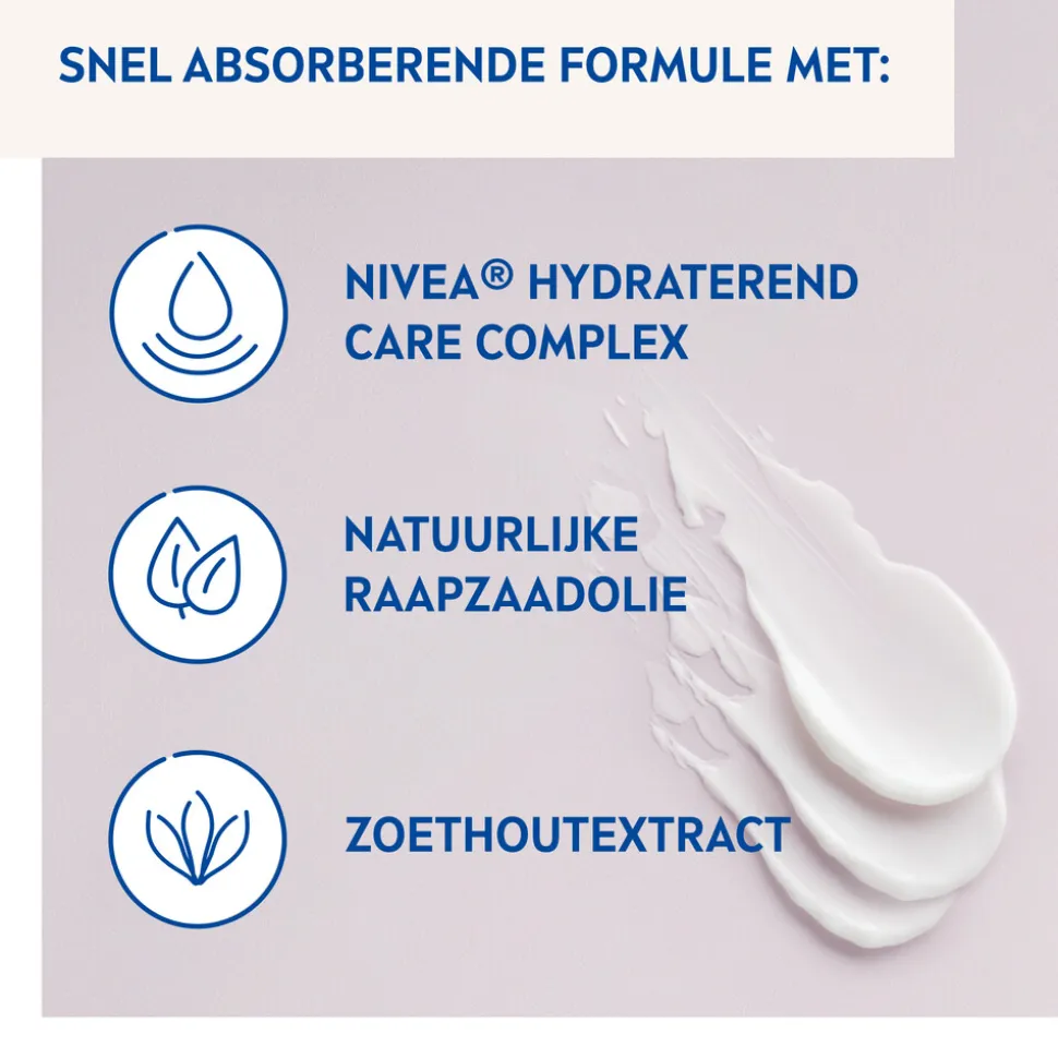 3x NIVEA Dagcrème Verzachtend SPF 15 50 ml
