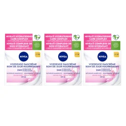 3x NIVEA Dagcrème Voedend SPF 30 50 ml