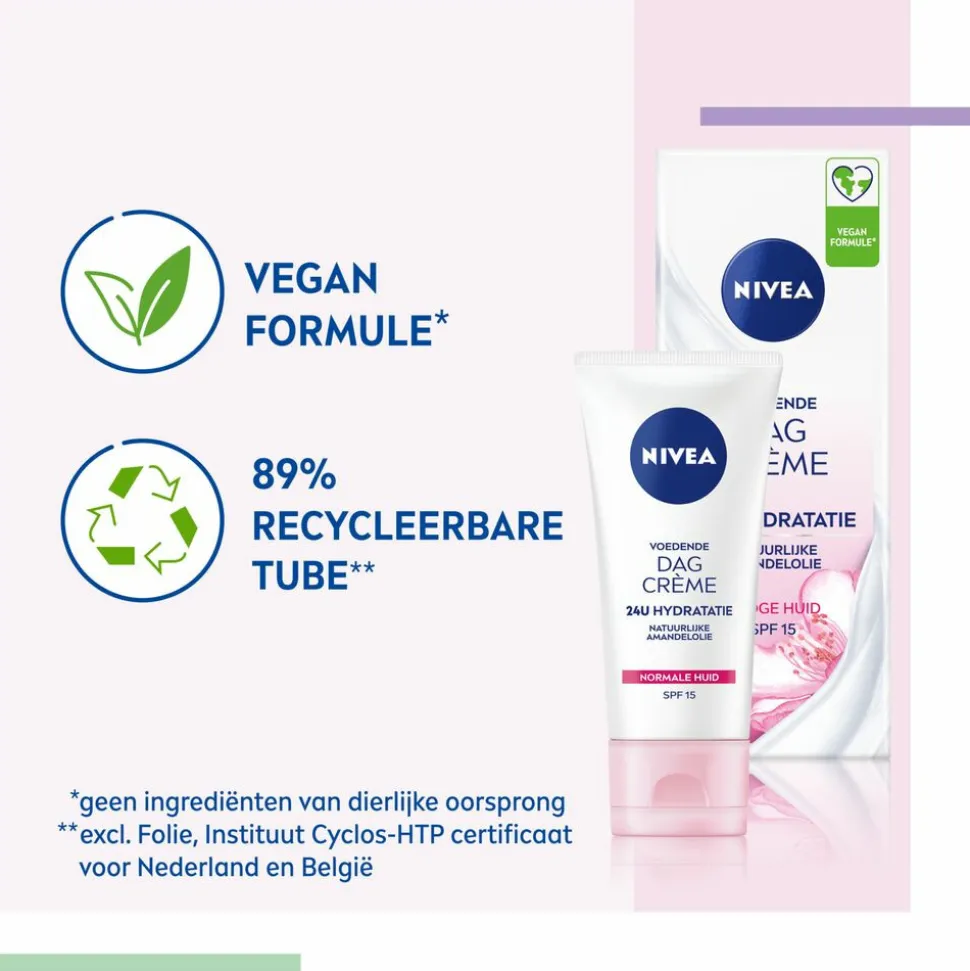 3x NIVEA Dagcrème Voedend SPF 15 50 ml