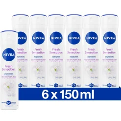 6x NIVEA Deodorant Spray Fresh Sensation 150 ml