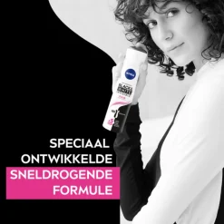 6x NIVEA Deodorant Spray Invisible For Black & White Clear 150 ml