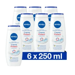 6x NIVEA Douchecrème Protect 250 ml