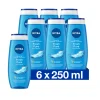 6x NIVEA Douchegel Fresh Pure 250 ml