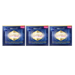 3x NIVEA Luminous 630 Nachtcrème Anti-Spot 50 ml