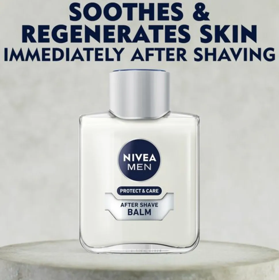 6x NIVEA Men Aftershave Balsem Protect & Care 100 ml