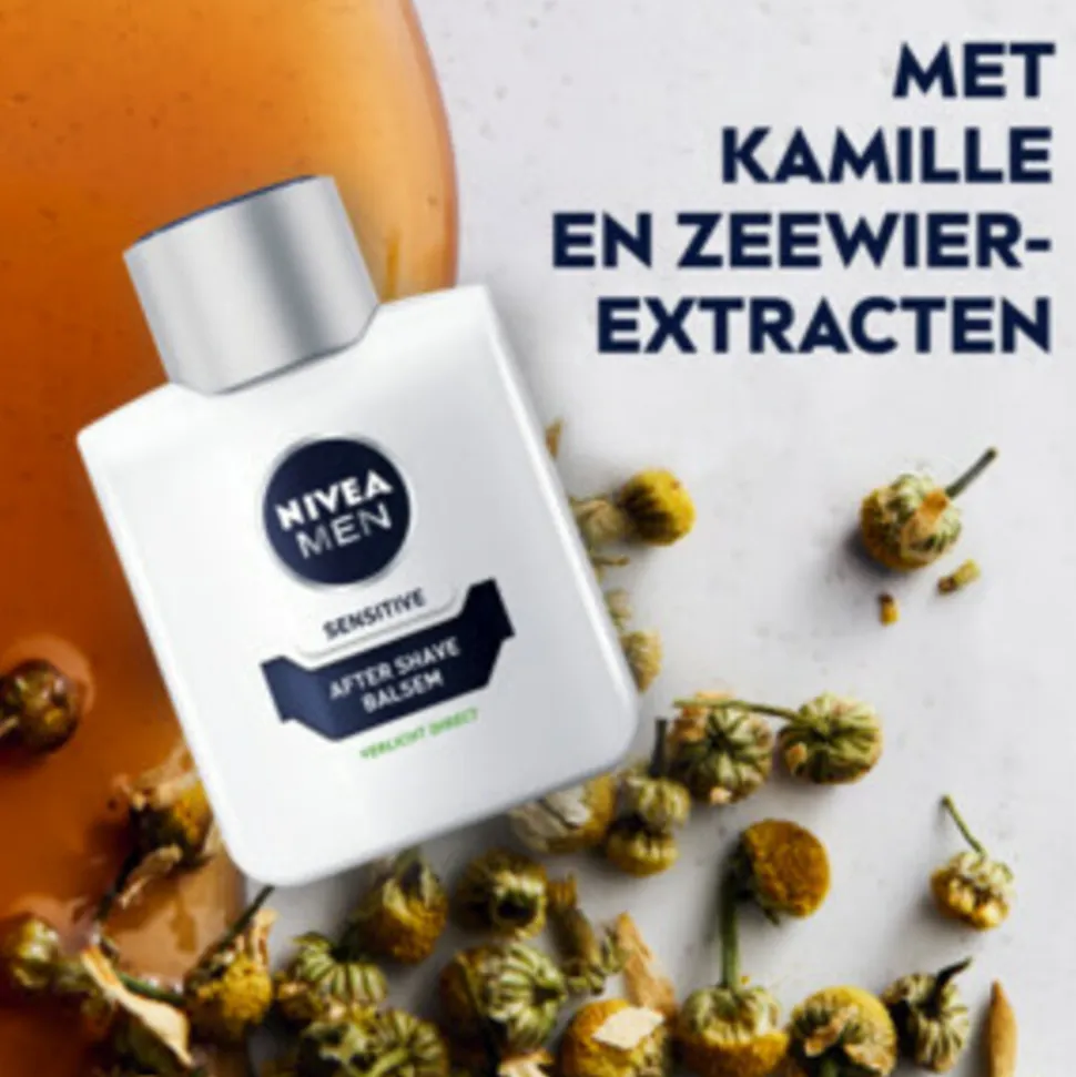 6x NIVEA Men Aftershave Balsem Sensitive 100 ml