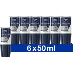 6x NIVEA Men Ani-Transpirant Roller Derma Control 50 ml
