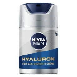 6x NIVEA Men Anti-Age Hyaluron Gezichtcrème SPF 15 50 ml