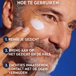 6x NIVEA Men Anti-Age Hyaluron Gezichtcrème SPF 15 50 ml
