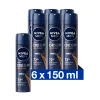 6x NIVEA Men Deep Espresso Anti Transpirant Spray 150 ml