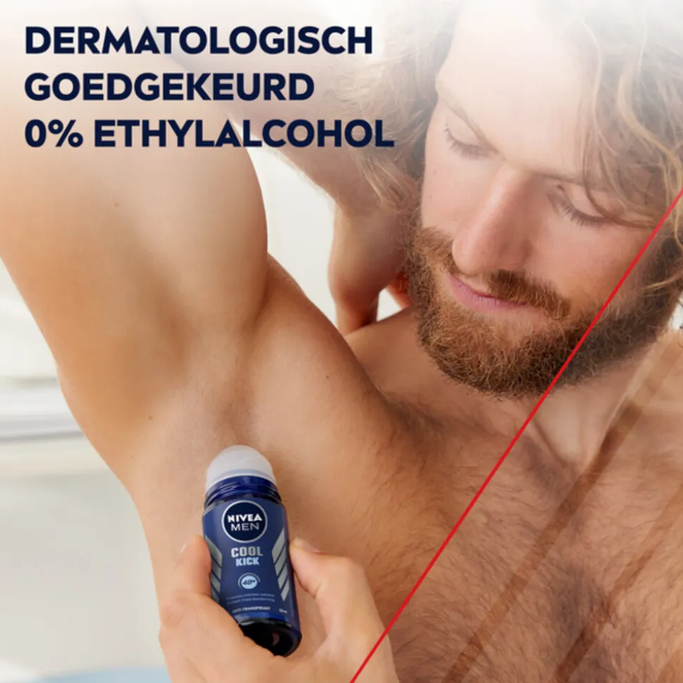 6x NIVEA Men Deodorant Roller Cool Kick 50 ml