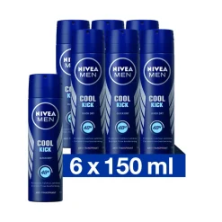 6x NIVEA Men Deodorant Spray Cool Kick 150 ml