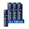 6x NIVEA Men Deospray Deep Beat 150 ml