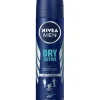 6x NIVEA Men Deo Spray Dry Active 150 ml