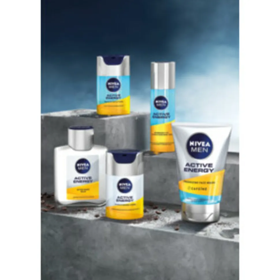 6x NIVEA Men Gezichtscrème Active Energy 50 ml