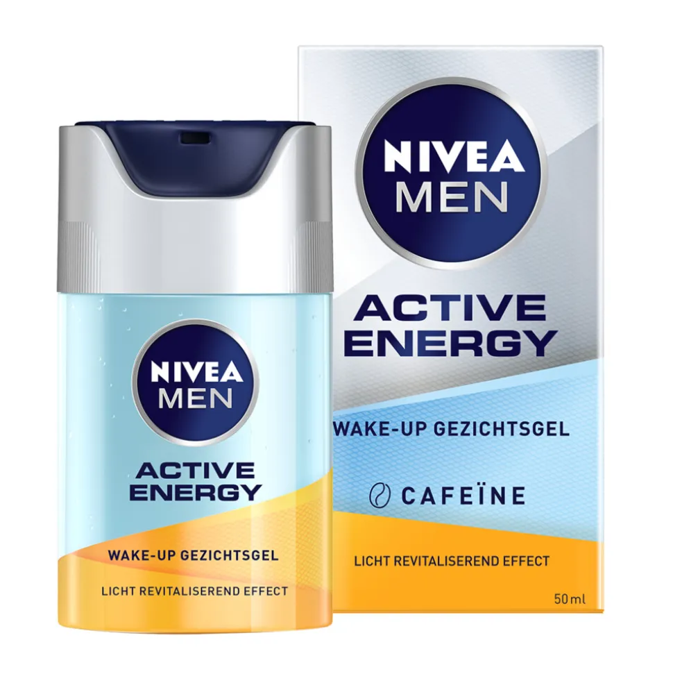 6x NIVEA Men Wake-up Gezichtsgel Active Energy 50 ml