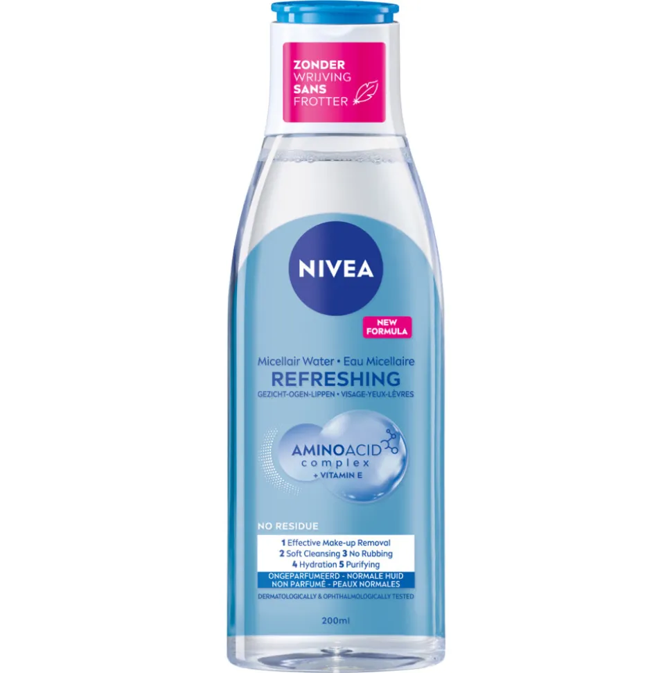 6x NIVEA Micellair Water Refreshing Normale Huid 200 ml