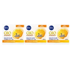 3x NIVEA Q10 Dagcrème Energy SPF 15 50 ml