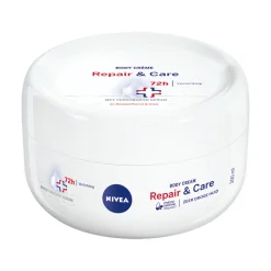 3x NIVEA Repair & Care Bodycrème met Verzorgend Serum 300 ml