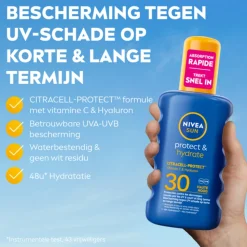 6x NIVEA Sun Protect & Hydrate Zonnespray SPF 30 200 ml