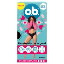 2x OB Herbruikbaar Menstruatie Ondergoed XS/S
